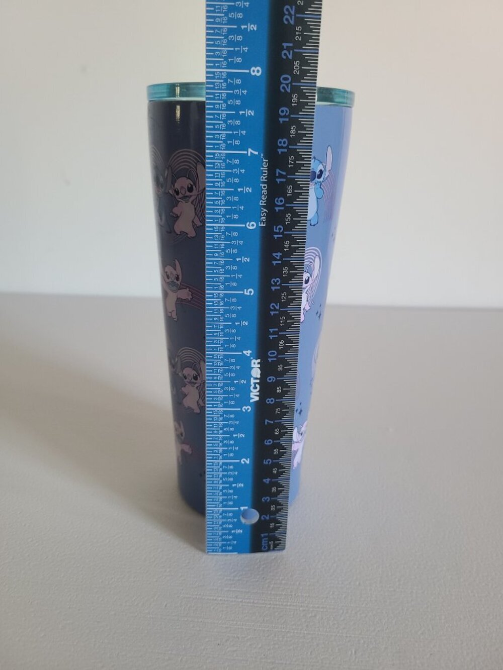 Disney Lilo Stitch Angel Double Walled Stainless Tumbler 22 oz Blue - Picture 2 of 10
